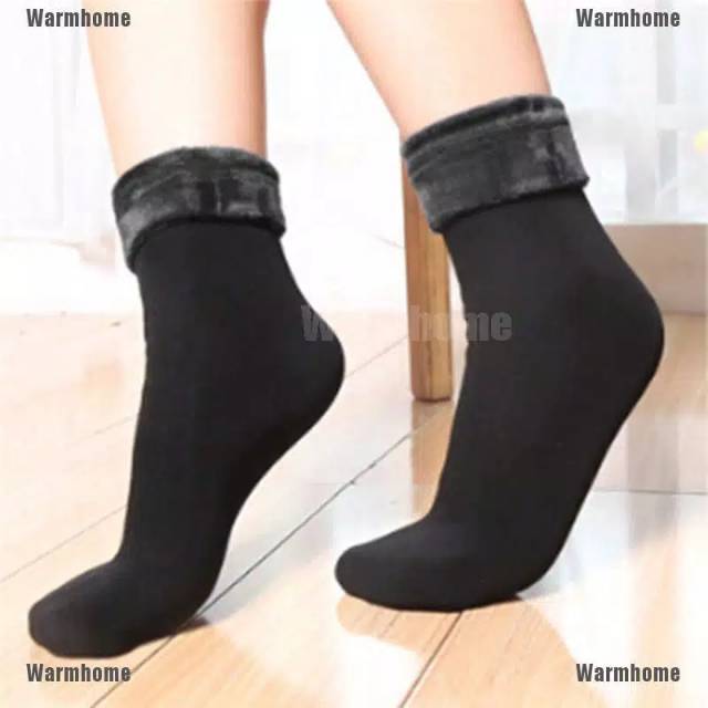 Kaos kaki winter bulu over the knees  winter socks wool warm