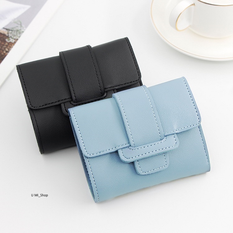 ( GS ) Dompet Lipat Polos Dompet Wanita Simpel &amp; Murah