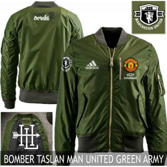 JAKET BOMBER ORIGINAL REAL MADRID PARKA PRIA WINDBREAKER BOLAK BALIK
