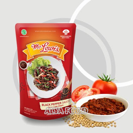 

Mc Lewis Saus Black Pepper 310 gr Saus Lada Hitam