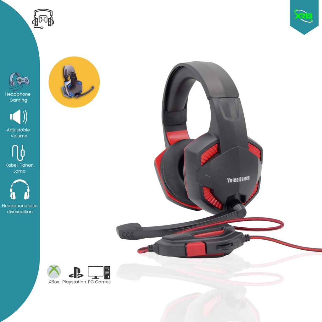 VOICE GAMES PUBG Headphone JUMBO BT11 Gamers SEJATI Headset Super Bass Headphone Super Bass