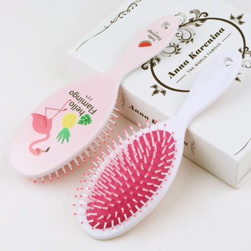 Sisir Anak Karakter Anti Kusut Bentuk Oval Premium / Sisir Kesehatan / Hair Detangler brush / Sisir Anti Rontok