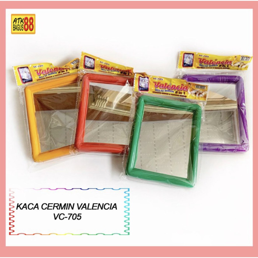 KACA RIAS DUDUK / harga /1pcs CERMIN GANTUNG / CERMIN MAKEUP - Valencia - VC 705