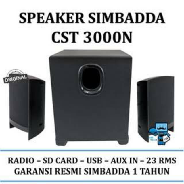 Speaker Simbadda CST 3000N Original dan Garansi RESMI SIMBADDA