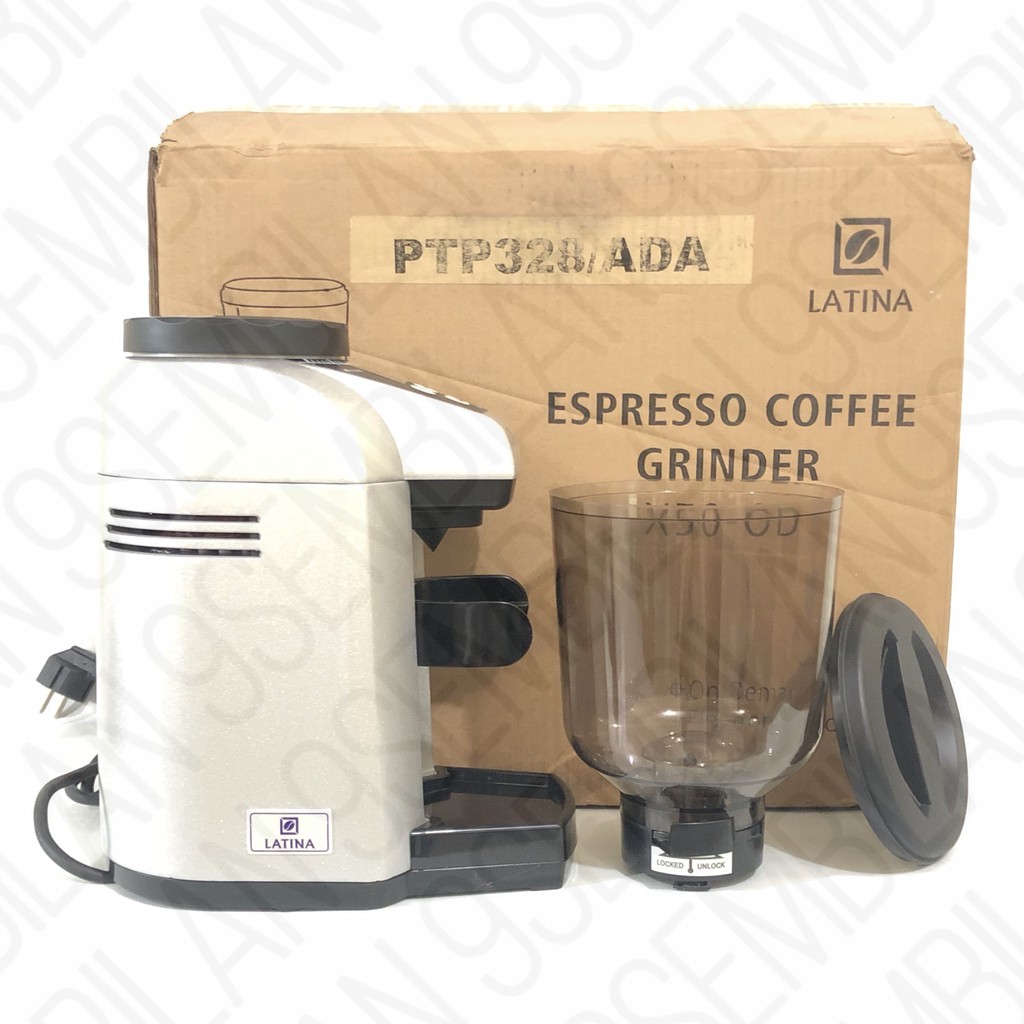 Latina X50-OD Silver Espresso Grinder Kopi Elektrik Coffee Electric