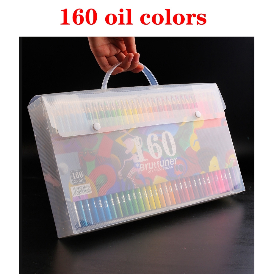 Perlengkapan Kantor 120 136 160 Warna Pensil Set Artis Profesional Lukisan Pensil Untuk Menggambar Sketsa Seni Alat Tulis Di Lapak Qianzi Bukalapak