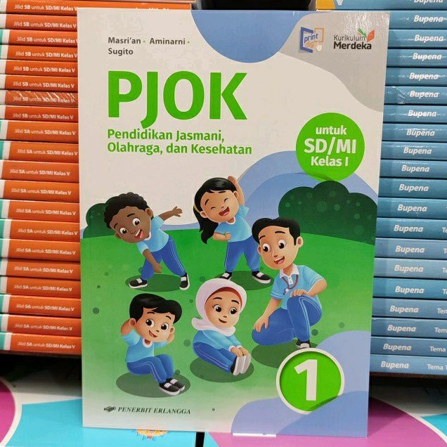 Jual Buku PJOK Untuk SD/MI Kelas 1 Erlangga Kurikulum Merdeka | Shopee ...