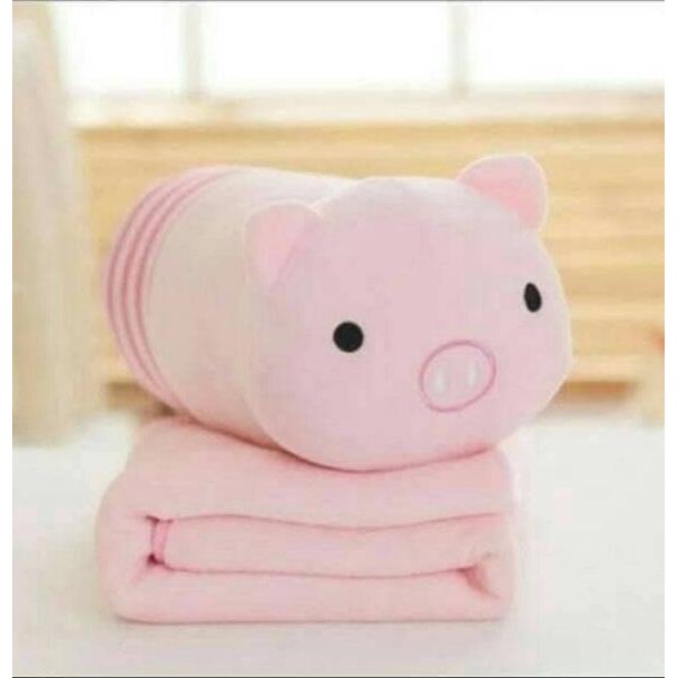 Boneka Piggy Balmut Piggy Boneka Disney Boneka Lucu Guling Selimut
