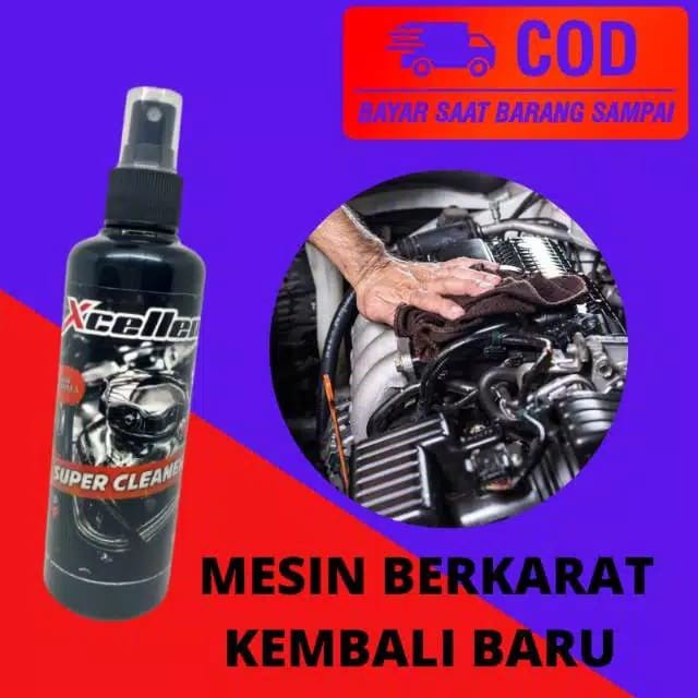 PAKET HEMAT PENGKILAP BODY MOTOR DAN PENGHILANG KERAK MESIN X CELLENT