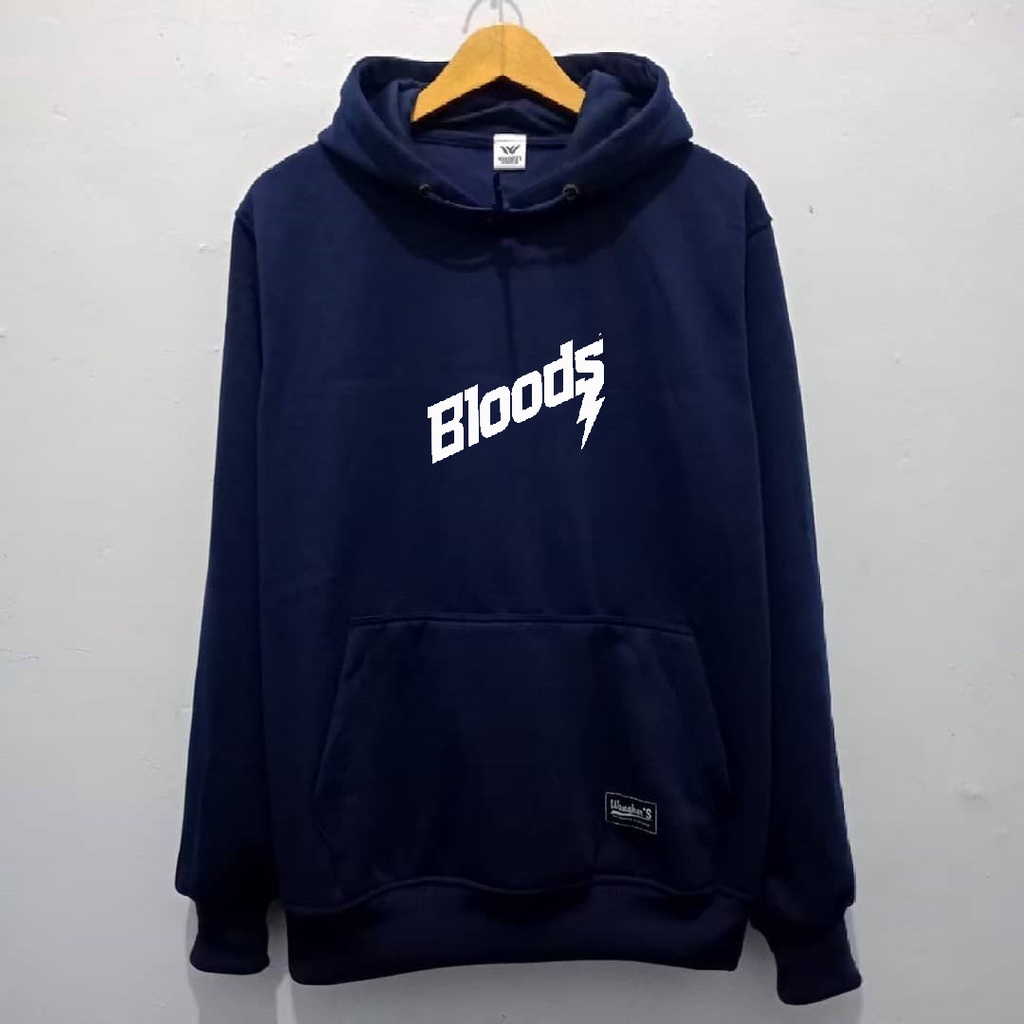 COD TERLARIS HOODIE SABLON BLOODS PREMIUM / PRIA &amp; WANITA / Sweater / Switer / Hoodie Kekinian / Hoodie Hits / Switer Pria/Hoodie Polos/ SIZE S M L XL XXL 2XL XXXL 3XL Termurah Murah Ukuran Big Size Jumbo