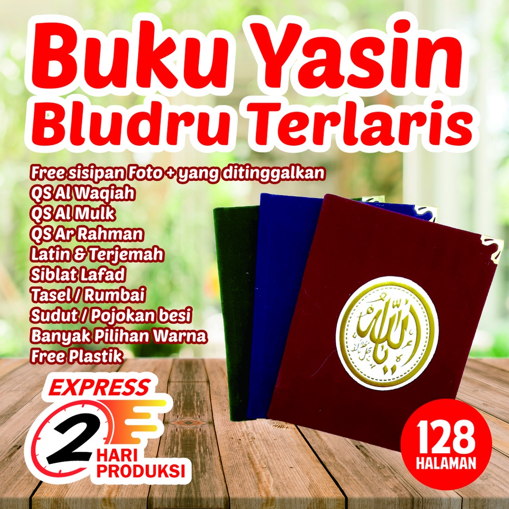 Yasin Tahlil Hard Cover Bludru