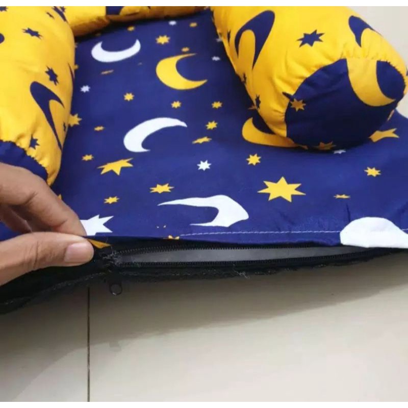 ( COD ) 1 SET KASUR BAYI CARACTER / 1 KASUR + 1 BANTAL + 2 GULING / TEMPAT TIDUR BAYI / KASUR BAYI RESLETING / MATRAS BAYI / KASUR BAYI LIPAT / KASUR BAYI /BISA BAYAR DI TEMPAT / KASUR BAYI MURAH