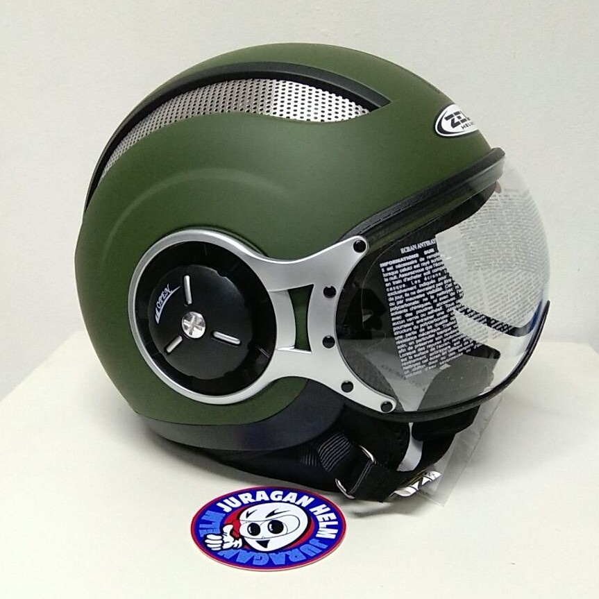 Zeus ZS218 FLAT GREEN Z218 218 Matt Green