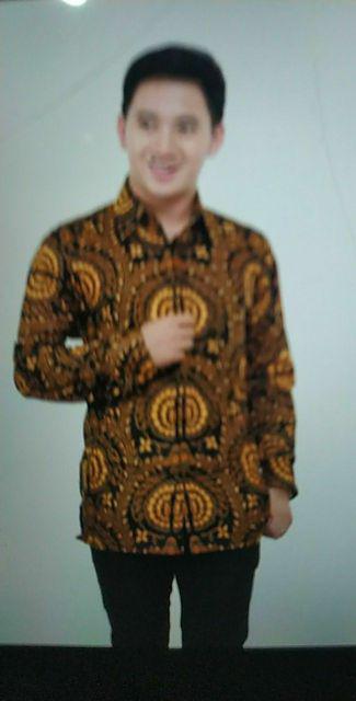 New Promo!!! Model Baru Motif Garuda Batik Pekalongan Lengan Panjang Keren Elegan