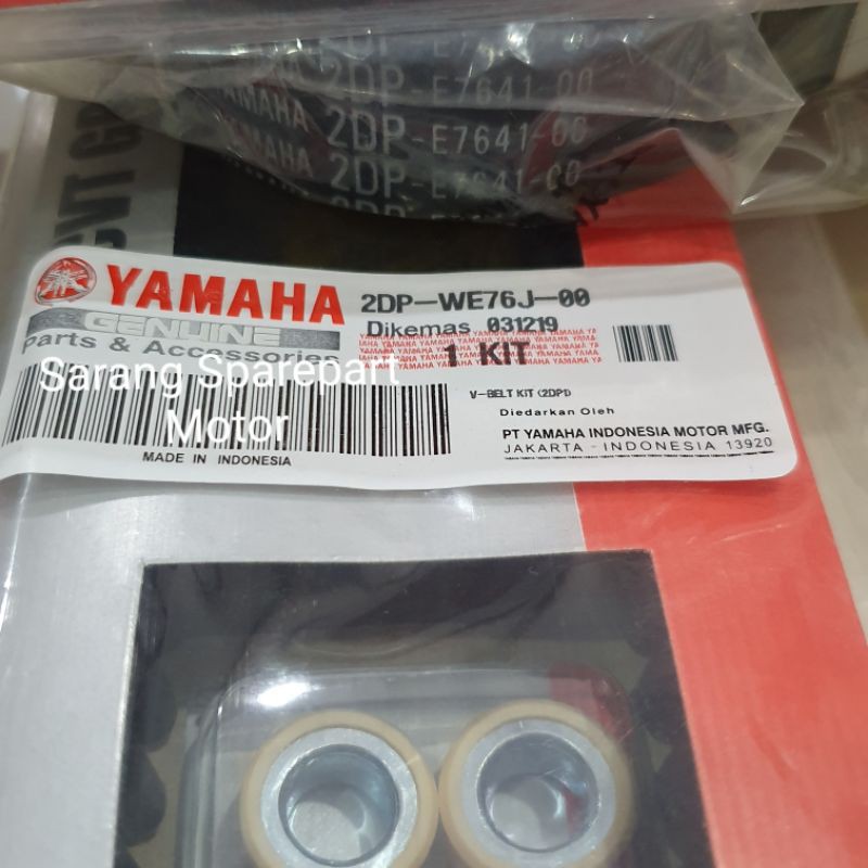 Van Belt V-Belt Assy / Ban Penggerak Set Nmax N-max 2DP