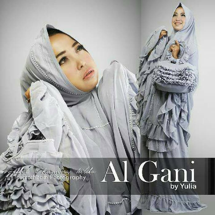 Diskon !!! Azurra Shop Mukena Ruffle Ori Al Gani Mekena Dewasa Fashion Muslim Murah