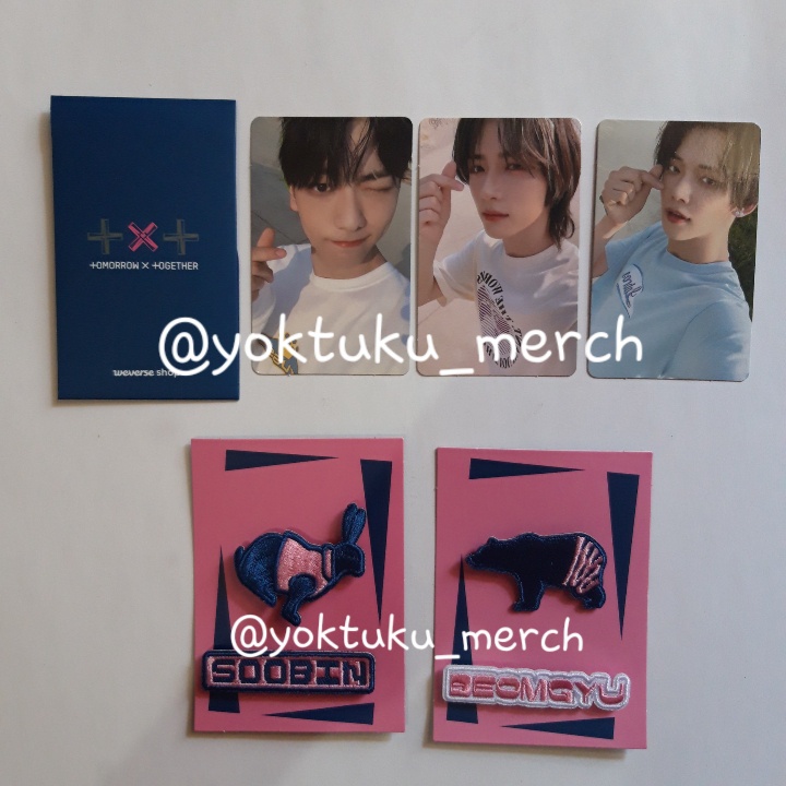 Ready Stock Album TXT The Chaos Fight or Escape weverse pob Soobin Beomgyu Yeonjun emblem tccfoe pc