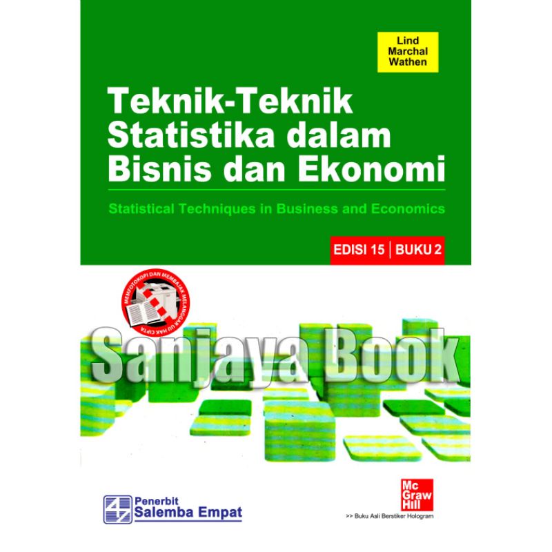 

teknik teknik statistika dalam bisnis dan ekonomi, buku2 edisi 15 by lind marchal wathen