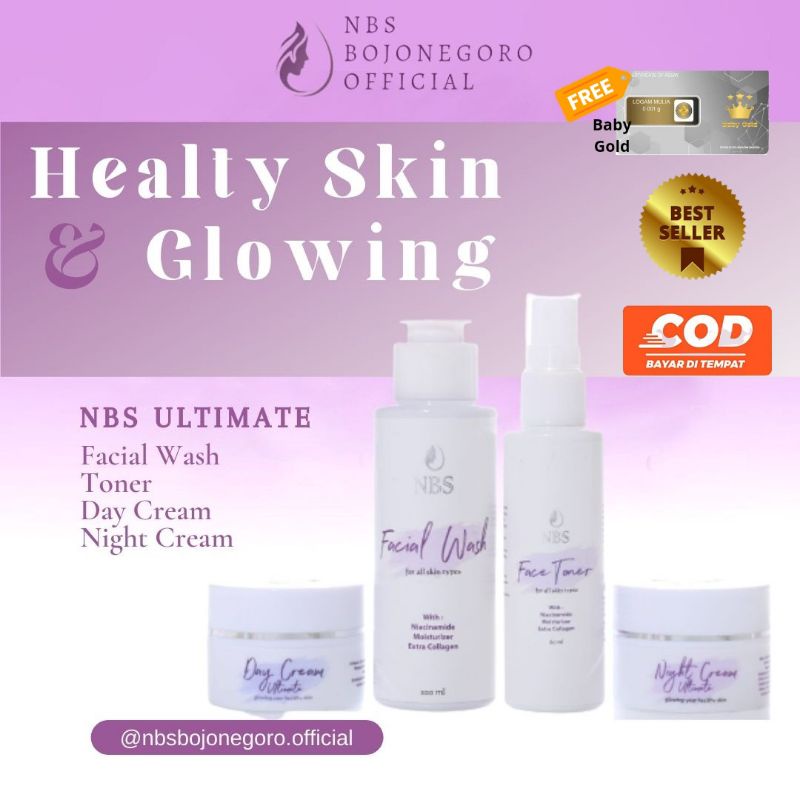 NBS ULTIMATE Paket Skincare Whitening Aman Halal BPOM