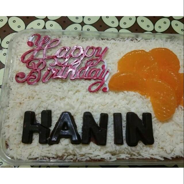 

Cake lumer hias nama