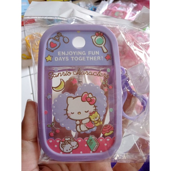 Botol spray karakter kotak list karet+gantungan+corong