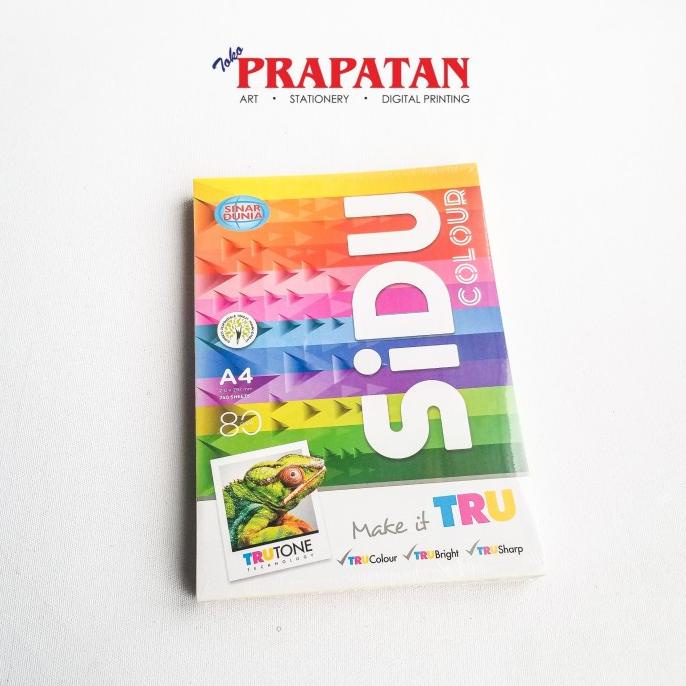 

SIDU Multi Purpose Colour Paper A4 80gsm 250 Lembar / Kertas Warna Star Seller Termurah