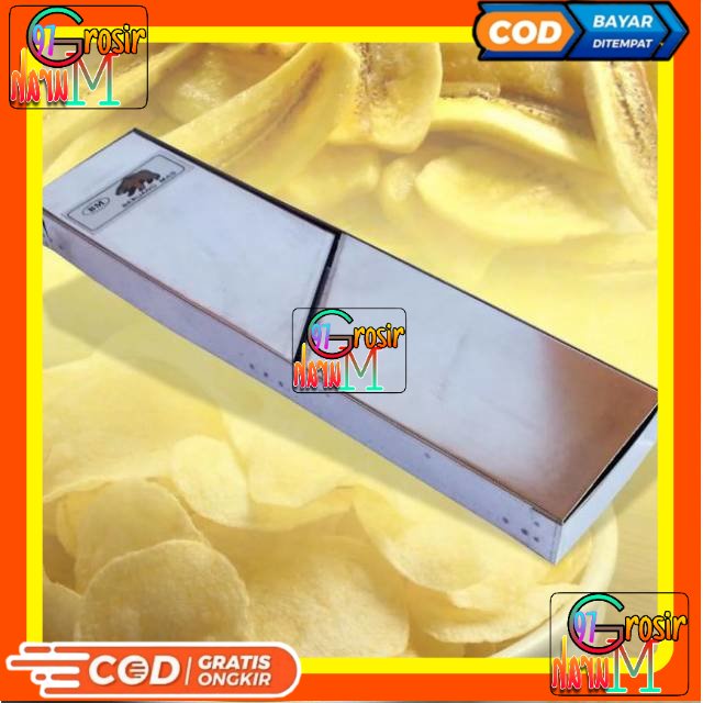 Parutan keripik pengiris kripik singkong kentang pisang Stainless