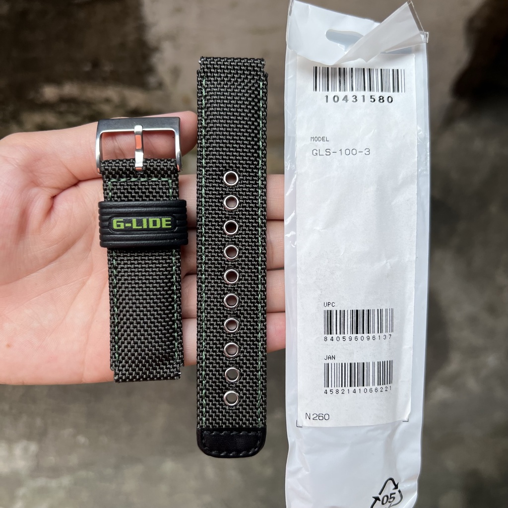 Strap tali jam tangan casio g-shock GLS-100 3 original band GLS 100