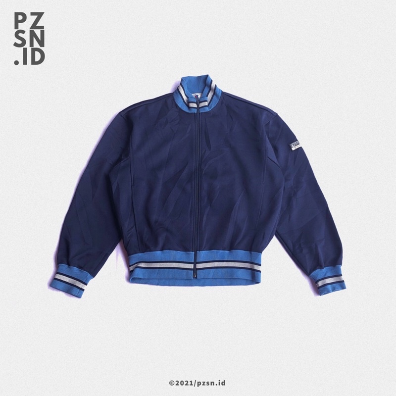 Jaket Training / Tracktop Champion Navy Second Original