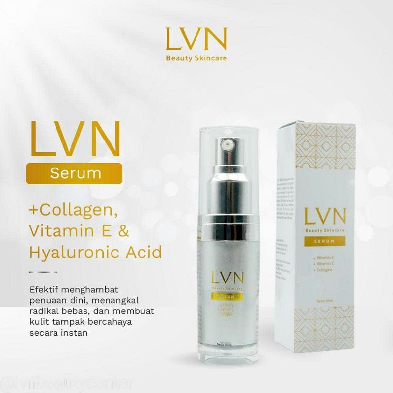 100% ORIGINAL LVN SERUM GLOWING WAJAH BEAUTY SKINCARE