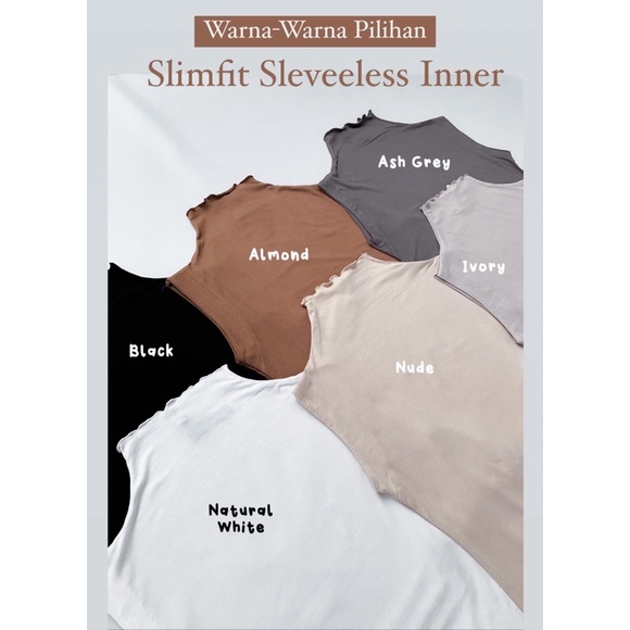 Bymeldev (Sleeveless) SlimFit Inner Manset 4 Size Busui Nonbusui