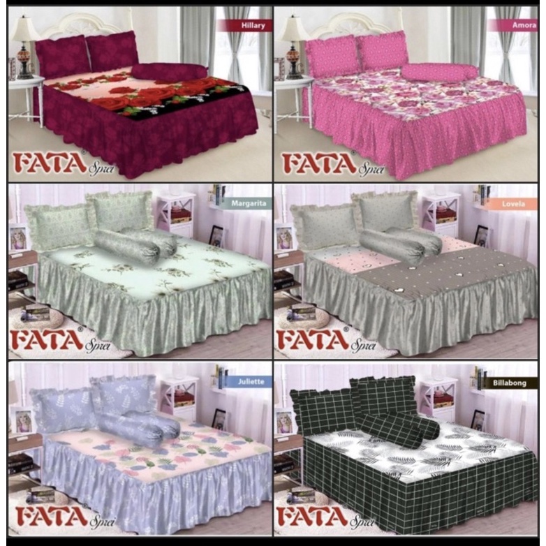 sprei tidur FATA RUMBAI SIZE 180x200 high quality