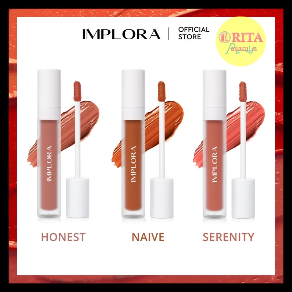 Jual Implora Lip Velvet Matte Lip Cream | Shopee Indonesia