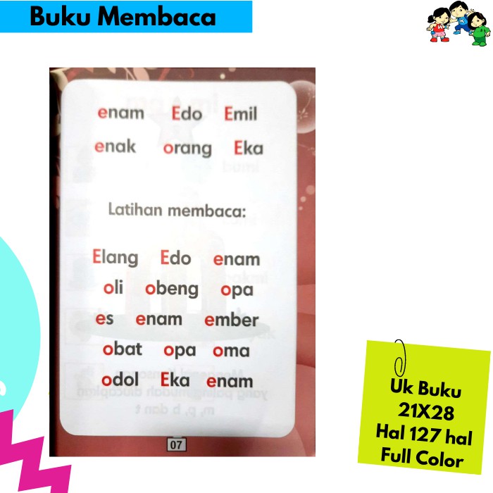 Happy Holy Kids-Buku Belajar Membaca-Jago Membaca Tanpa Mengeja 5+