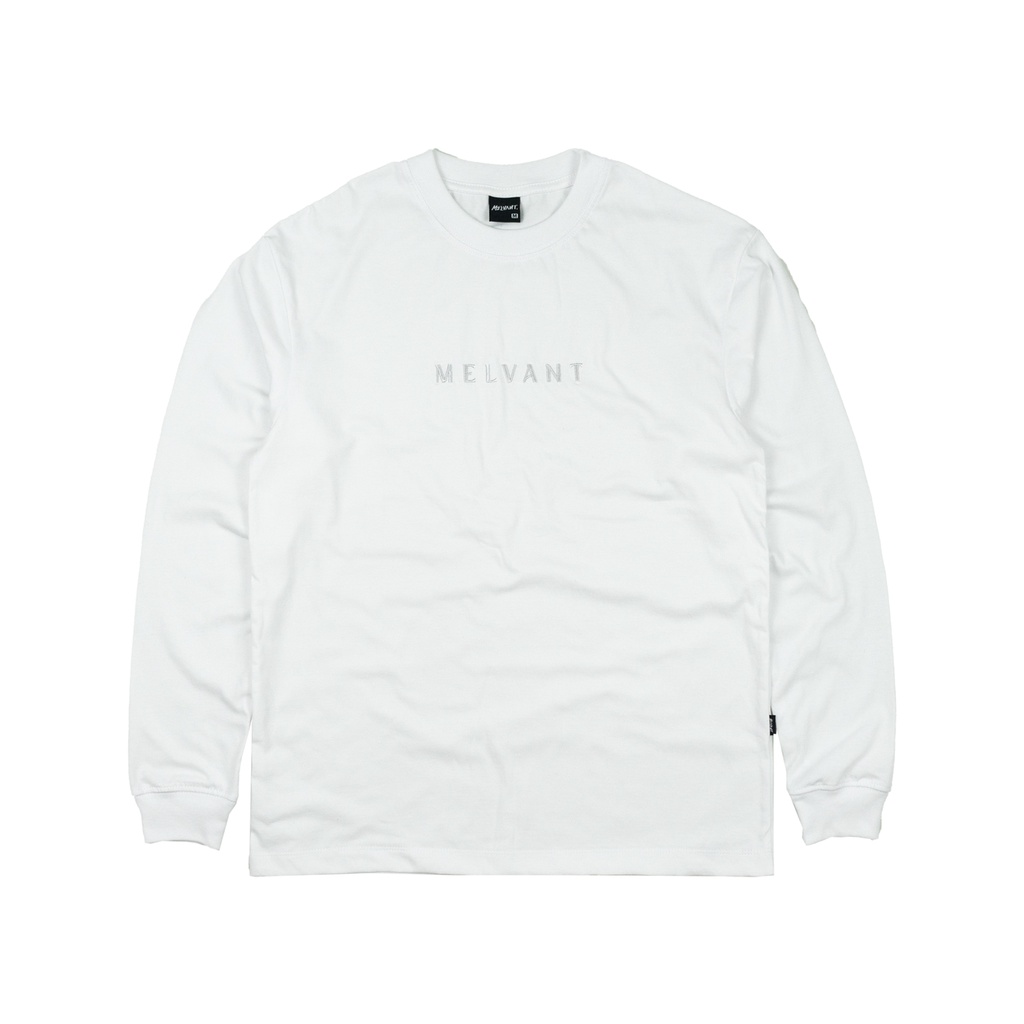 MLTS ABRAHAM WHITE - MELVANT LONGSLEEVE TSHIRT