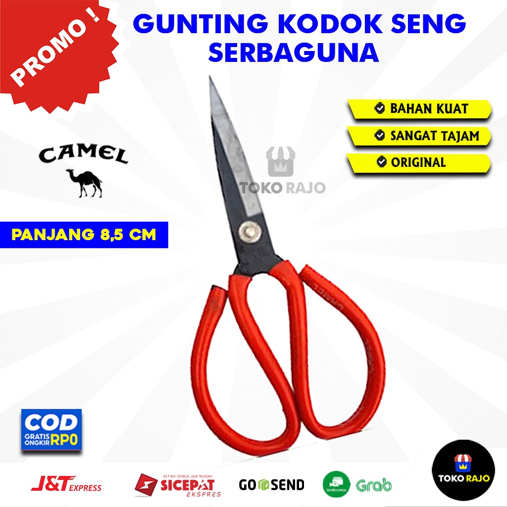 

GUNTING KODOK SENG KULIT KARET GUNTING SERBAGUNA TAJAM KUAT AWET