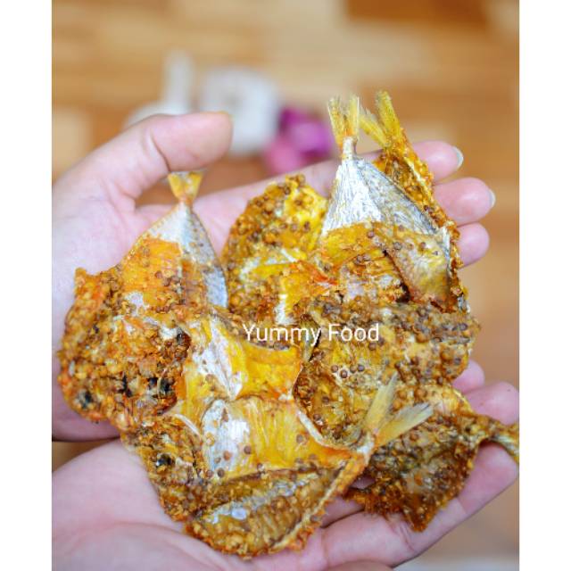 

BAYAR DITEMPAT Dendeng ikan laut / ikan kering / ikan laut / camilan ikan kriuk