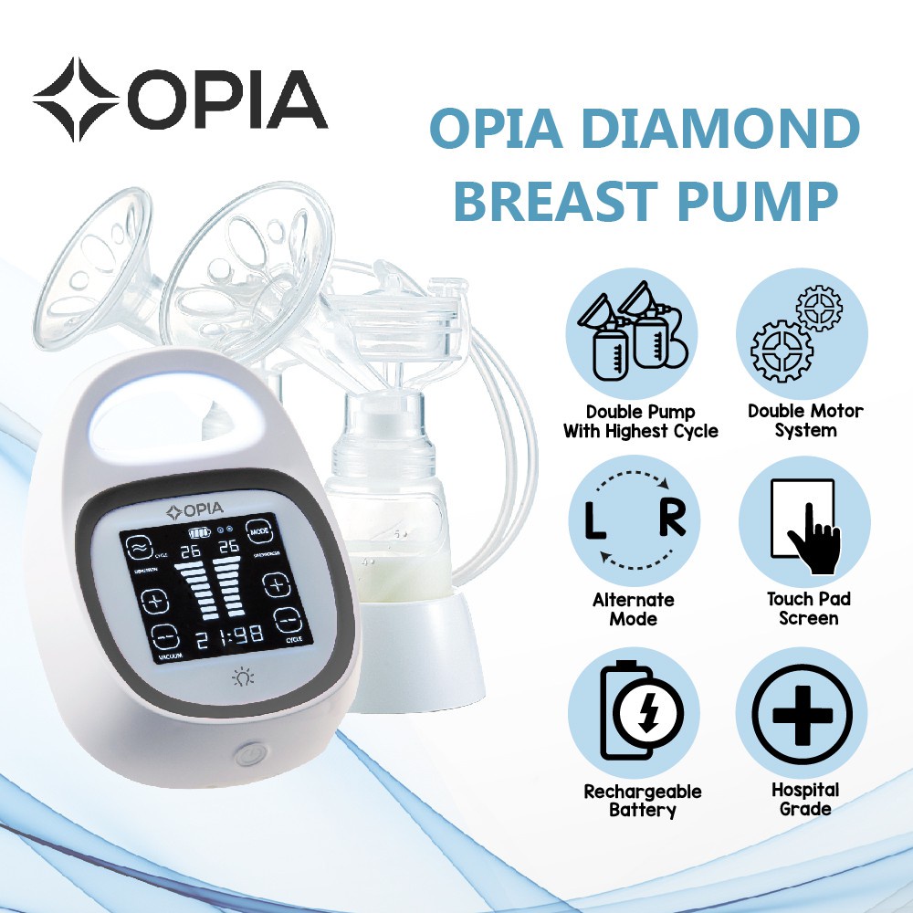 Opia Diamond Breast Pump 8809224872316 Pompa Asi