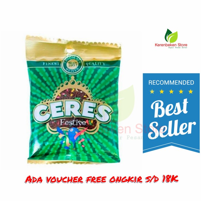 

meses ceres coklat festive 90gr