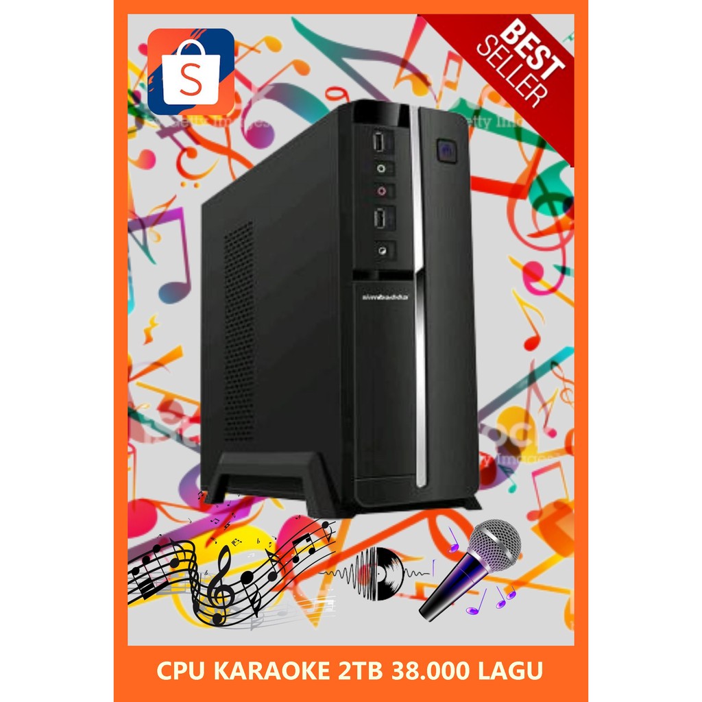 zONA - KARAOKE PC KARAOKE SLIM 4TB 68.000 KLIP VIDEO LAGU GARANSI  /CPU HOME KARAOKE MURAH /PC KARAO