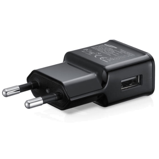 Travel Adapter USB Charger 5V 2.0A for Smartphone - ETA-U90EWE - Black