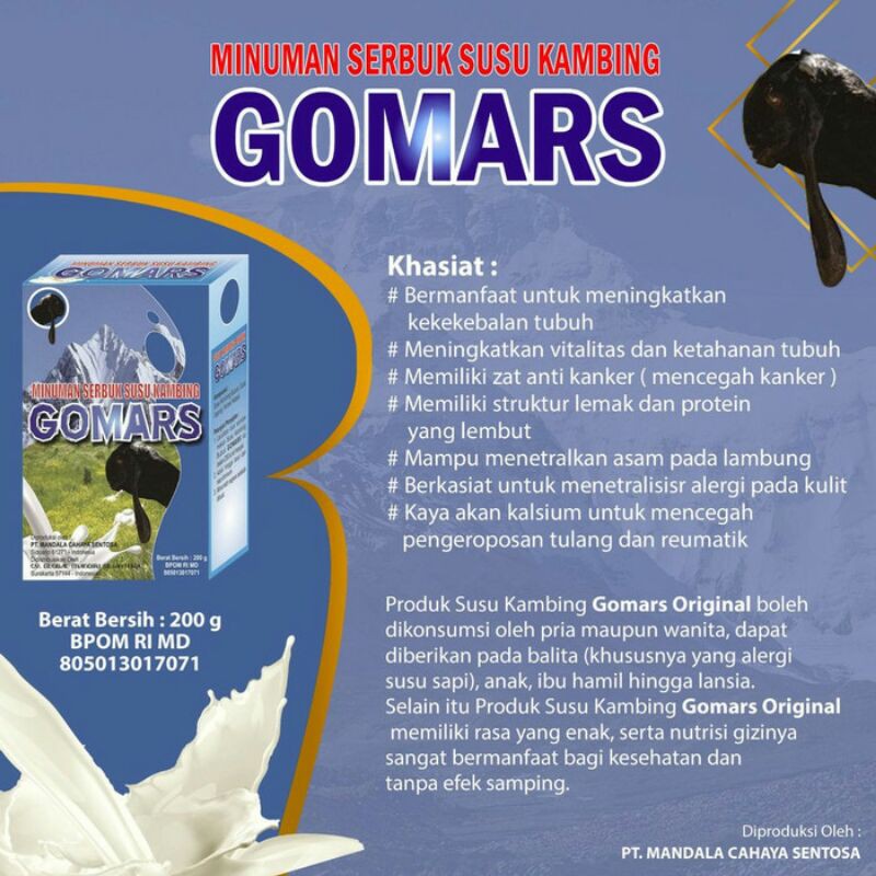 

Gomars Susu Kambing Etawa