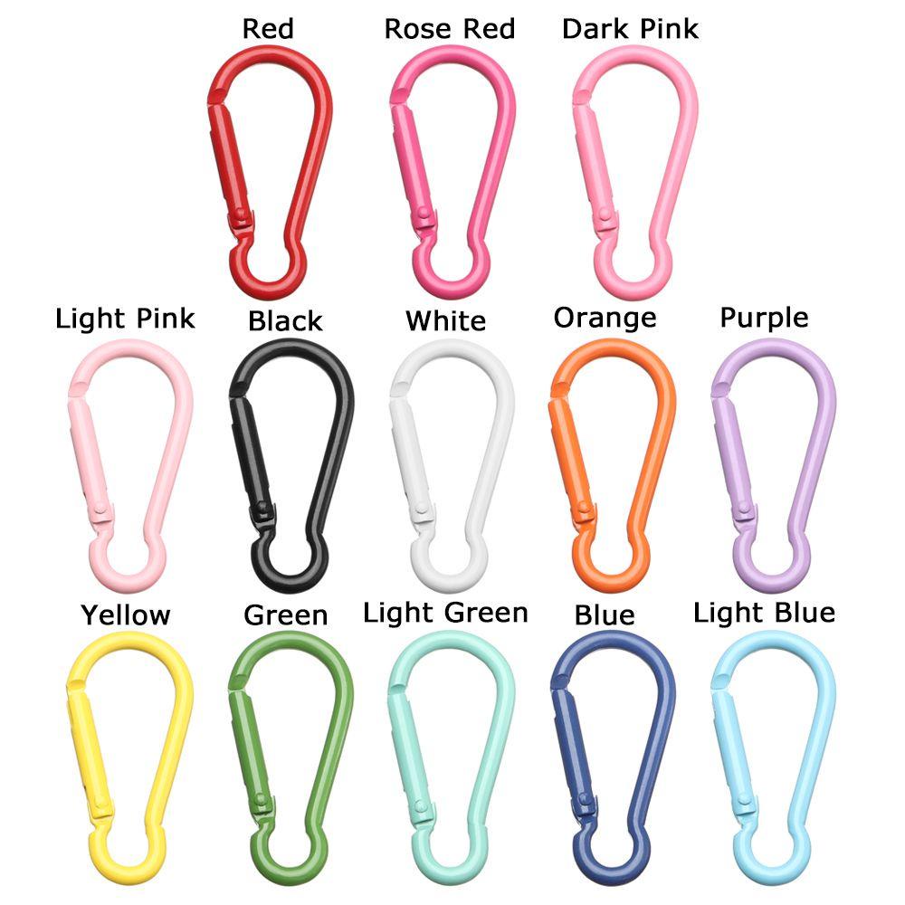 Nanas 5Pcs Tombol Panjat Kualitas Tinggi Peralatan Keselamatan Paduan Carabiner