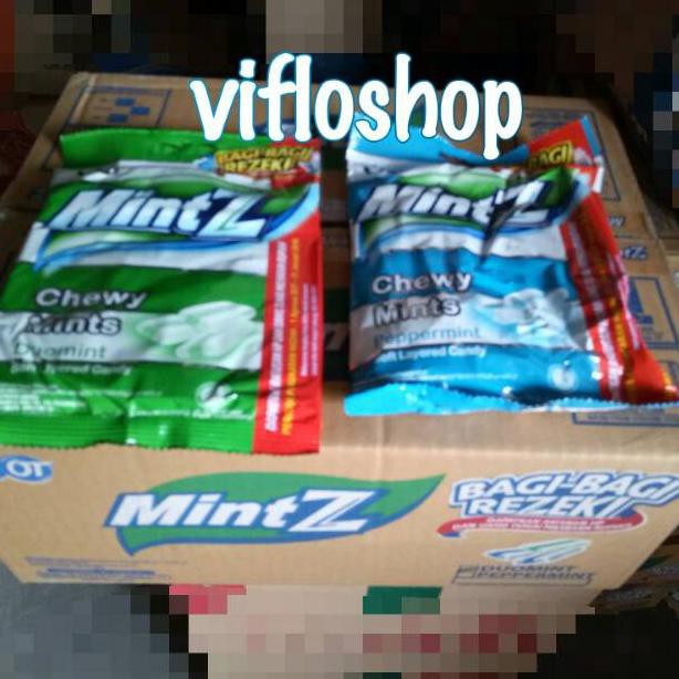 

BRANDS FESTIVAL Permen Mintz (Chewy Mintz) Peppermint & doublemint Kemasan 125 gram