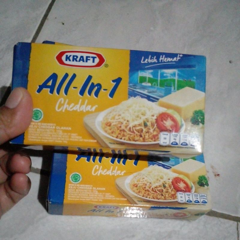 

bisa cod .. keju kraft ALL-IN-1 CHEDDAR 165gr