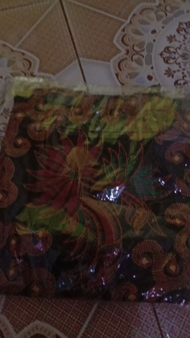 Batik Dolby Dolbi Dobby Doby Tenun Sutra Tulis Katun Atbm Baron Atasan Batik Wanita Sogan Srg308