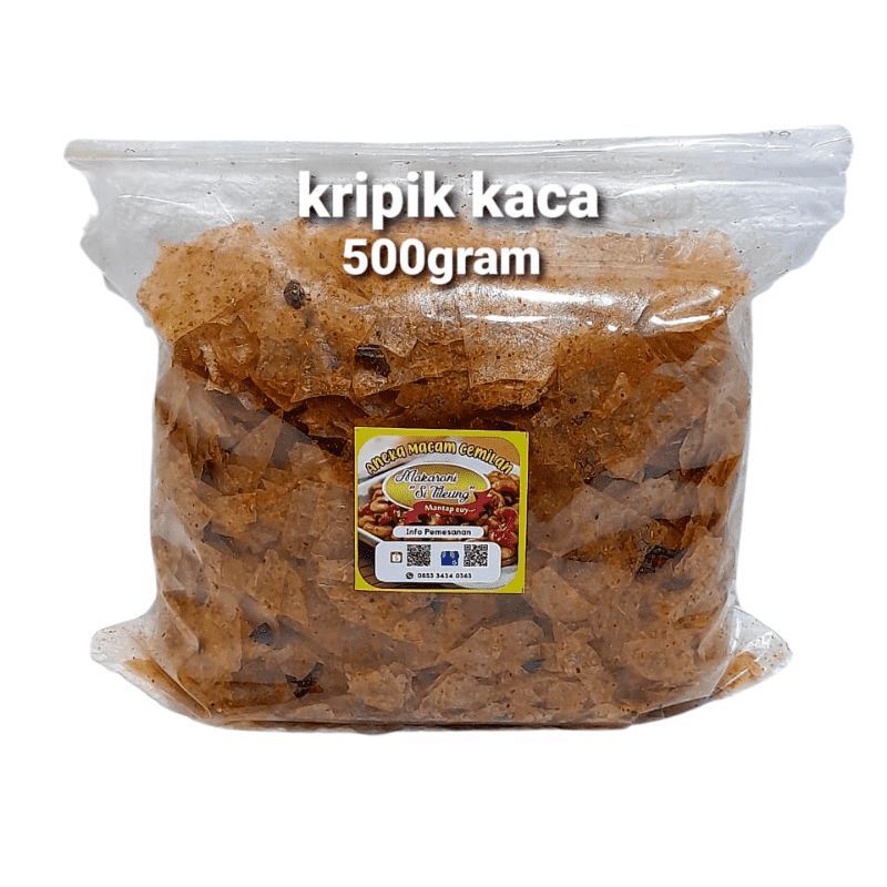 Kripik kaca 500 gram