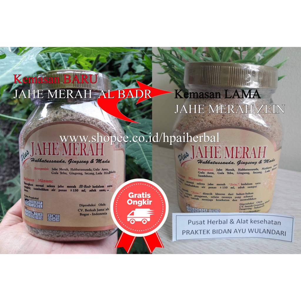 

Jahe Merah Serbuk Zein Al Badr Toples 330 Gram