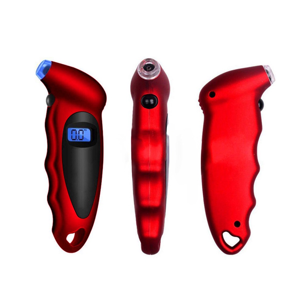 Digital Tire Pressure Gauge Pengukur Tekanan Ban Red