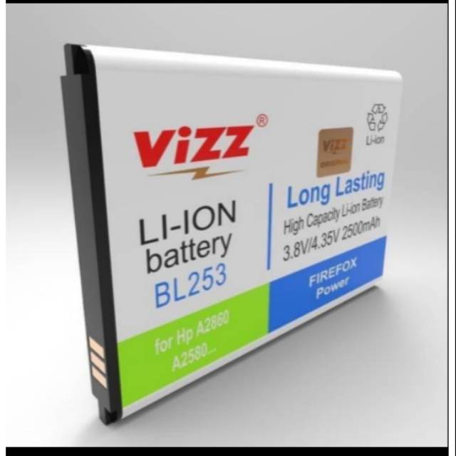 Baterai Batrei Baterei Batrai Vizz Lenovo BL253 A1000 A2010 Double Power Original